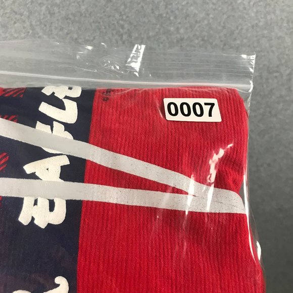 Vintage Oneita Shirt Mens Large Red Super Heavyweight Preshrunk Golf Embroidered - Picture 11 of 11